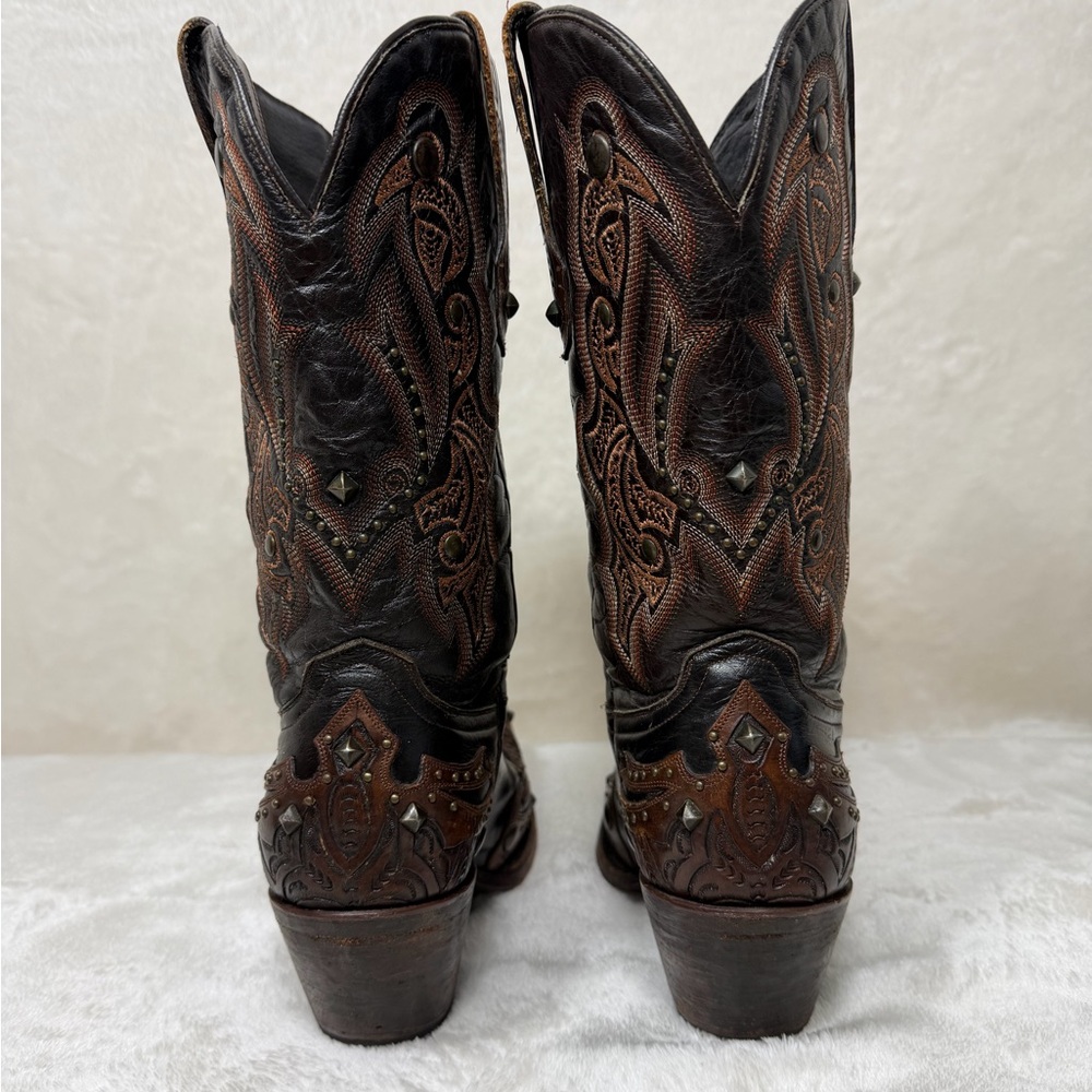 Brown Leather Western Boots - Picture 5 of 10